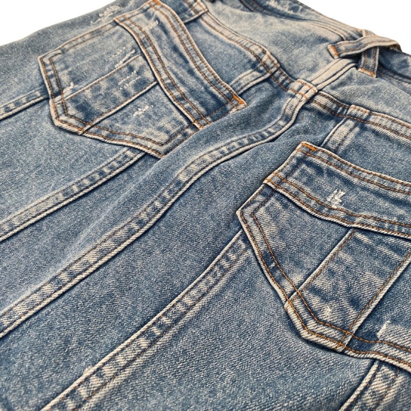 Aje Crawford Denim Mini Skirt - Picture 3 of 5